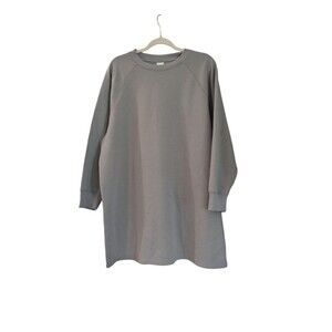 H&M Long Sweatshirt Women’s Size LARGE LAVENDAR  Sweater Dress